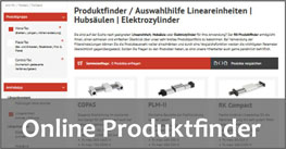 [Translate to French:] Produktfinder Lineareinheiten