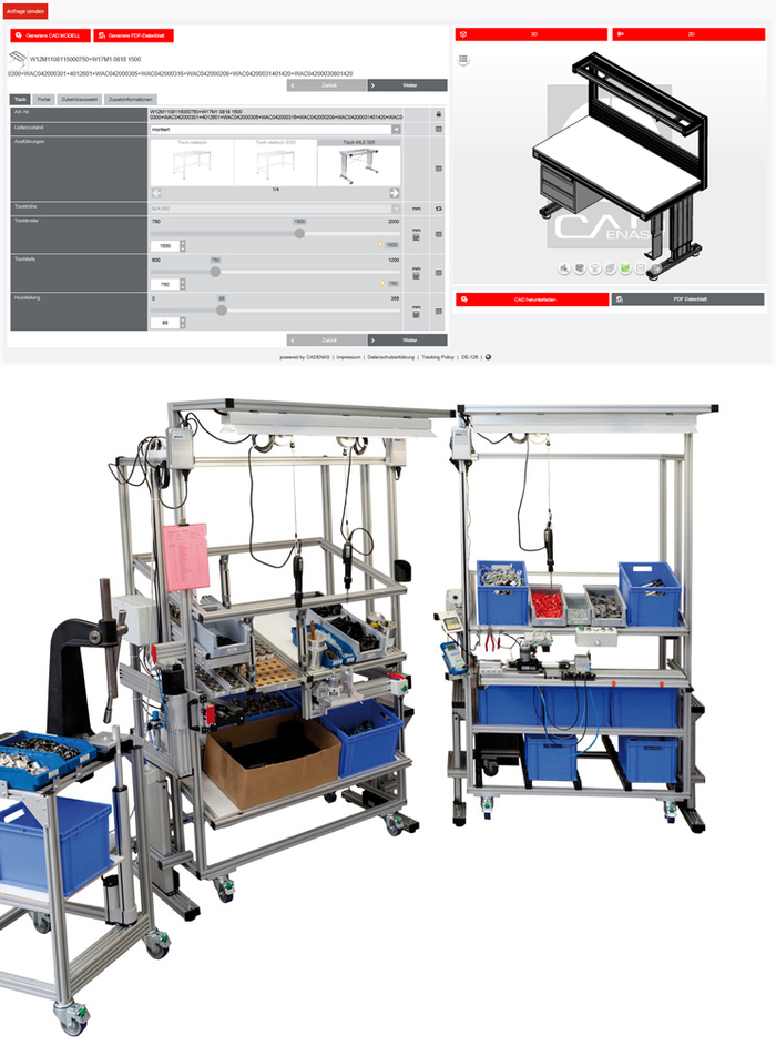 The online selection guide helps you to configure your height-adjustable workstation. Specialized & Customized requests available.